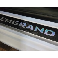Наклейки на пороги Geely Emgrand SS11