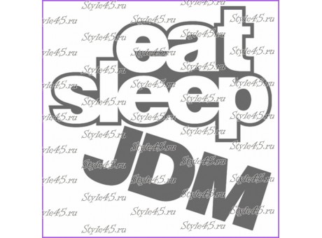Наклейка Eat Sleep JDM (110)