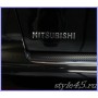 Наклейка на задний бампер Mitsubishi Lancer 10