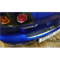 Наклейка на задний бампер Mazda 3 BK, BL