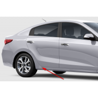 Наклейки антигравийные 84126H2000, 84116H2000 Kia Rio 4 на заднюю арку (порог)