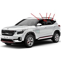 Наклейки на стойки дверей Kia Seltos 1 SP2 Наклейки на стойки дверей Kia Seltos 1 SP2