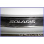 Наклейка на задний бампер Hyundai Solaris 2