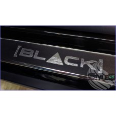 Наклейки на пороги LADA Vesta Black Edition [BLACK]