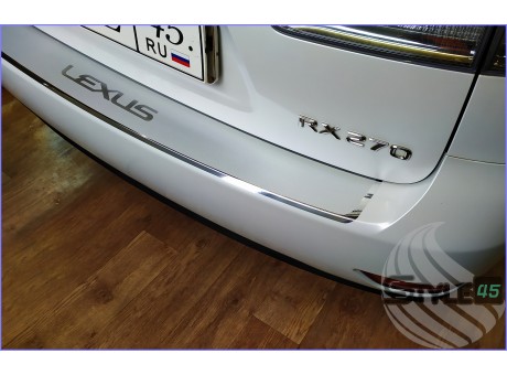 Наклейка на задний бампер Lexus RX270, RX350, RX450
