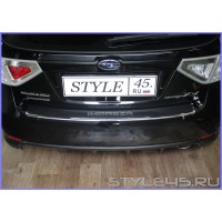 Наклейка на задний бампер для  Subaru Impreza XV 