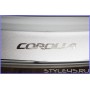 Наклейка на задний бампер для Toyota Corolla e150