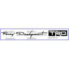 Наклейка Racing Development TRD (157)