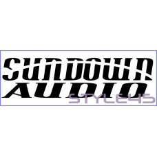 Наклейка на авто Sundown Audio