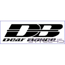 Наклейка на авто Deaf Bonce (2)