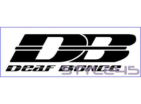 Наклейка на авто Deaf Bonce (2)