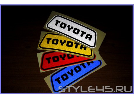 Светоотражающие наклейки на дверь для Toyota