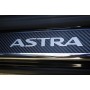 Наклейки на пороги Opel Astra J